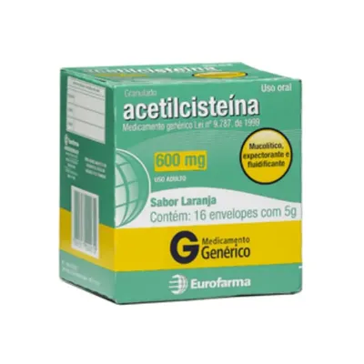 Acetilcisteína Infantil 20mg/ml 120ml Xarope EMS