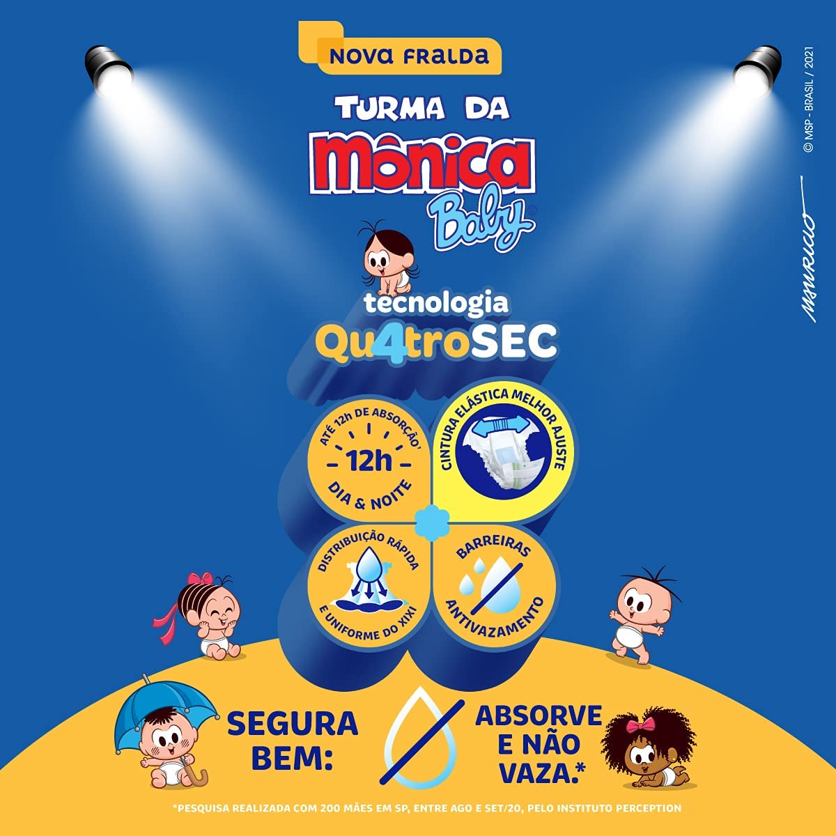 Fralda Turma Da Mônica Baby Giga – Clube Baby Promoções para